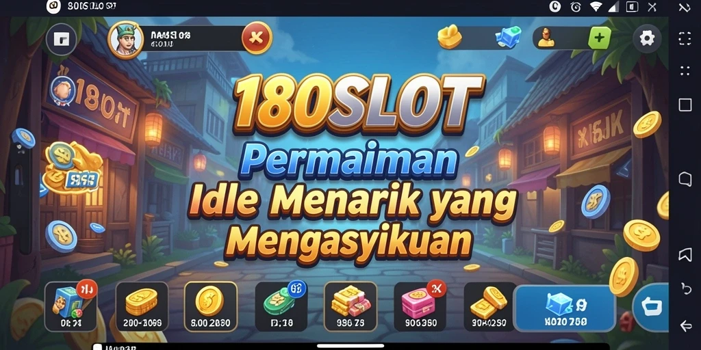 Tampilan gameplay 180SLOT yang memukau dengan tema menarik.