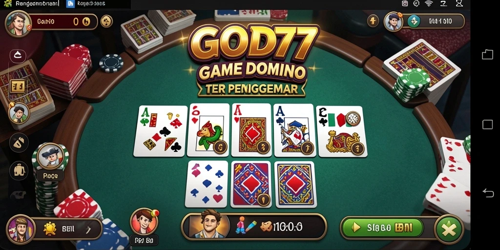 Tampilan gameplay seru di GOD77 dengan grafis menarik.