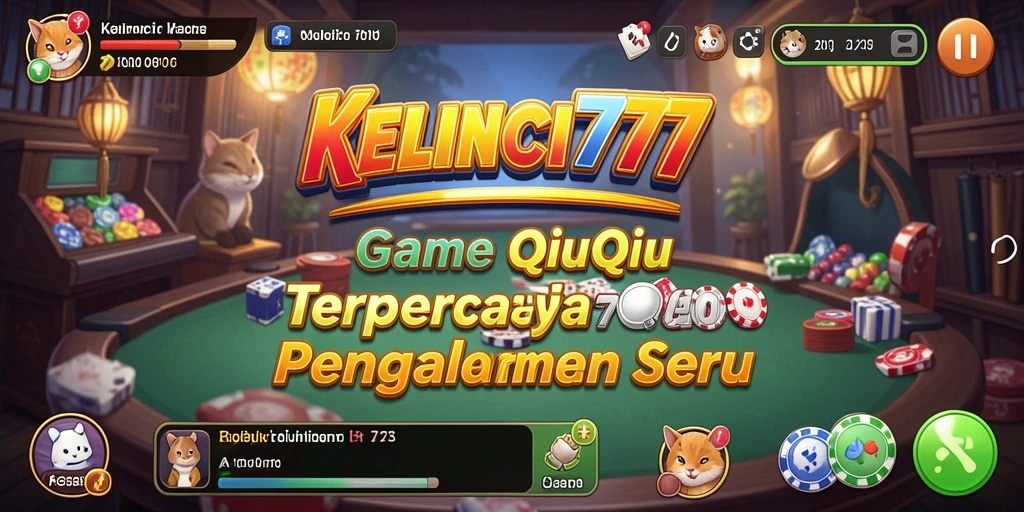 Gameplay QiuQiu yang seru dan kompetitif di KELINCI777.