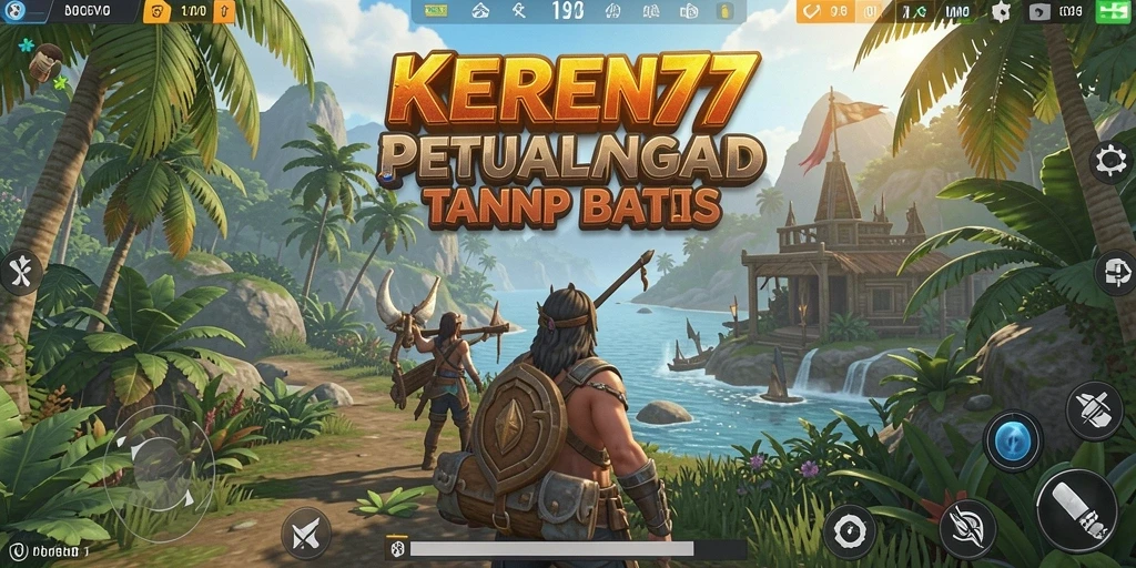 Screenshot gameplay KEREN77 yang menampilkan petualangan Open World yang seru.