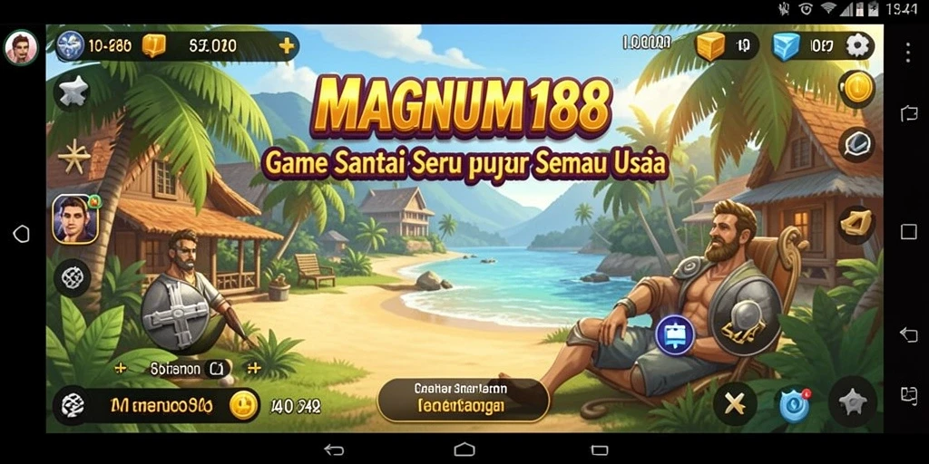 Tangkapan layar <strong>MAGNUM188</strong> menampilkan momen seru saat bermain dengan teman.