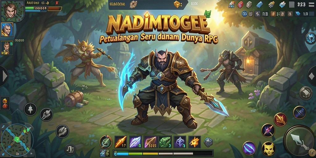 Tampilan gameplay NADIMTOGEL yang menarik dan penuh aksi.
