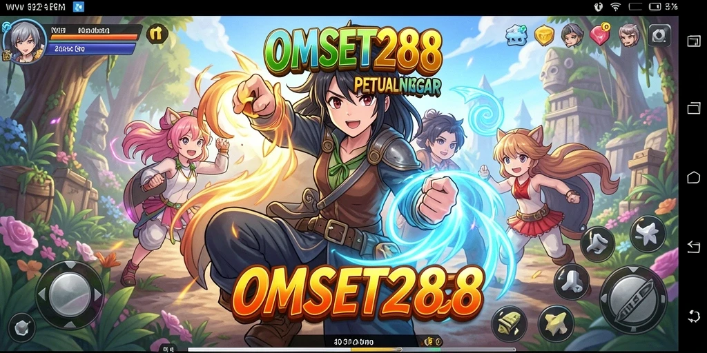 Tampilan menarik dari gameplay OMSET288 dengan karakter anime yang ikonik.