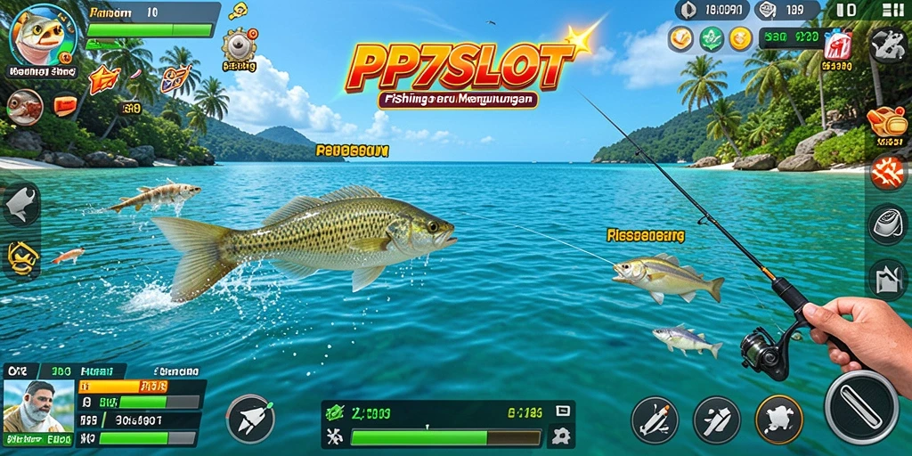 Gameplay seru dari PP7SLOT menampilkan aksi memancing yang mendebarkan.