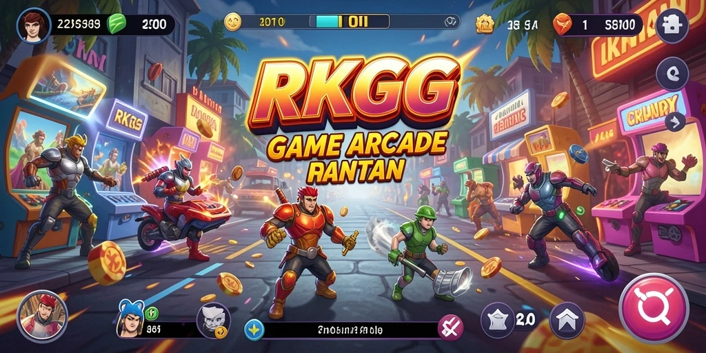 Screenshot gameplay RKGG yang menampilkan aksi seru dan menantang.