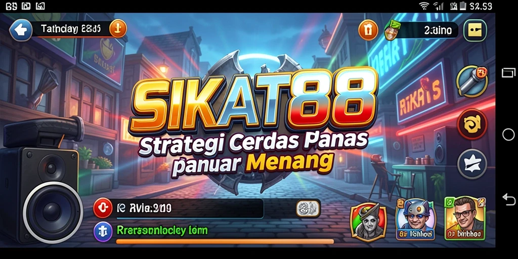 Tampilan gameplay strategis yang memukau di SIKAT88.