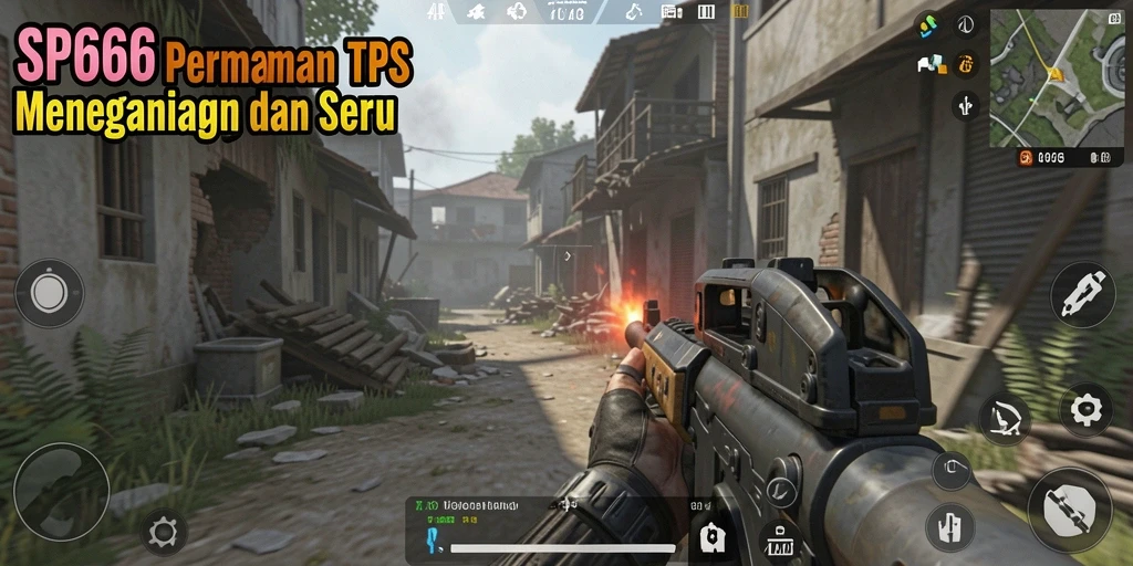 Tangkapan layar gameplay SP666 yang menegangkan dalam aksi TPS.